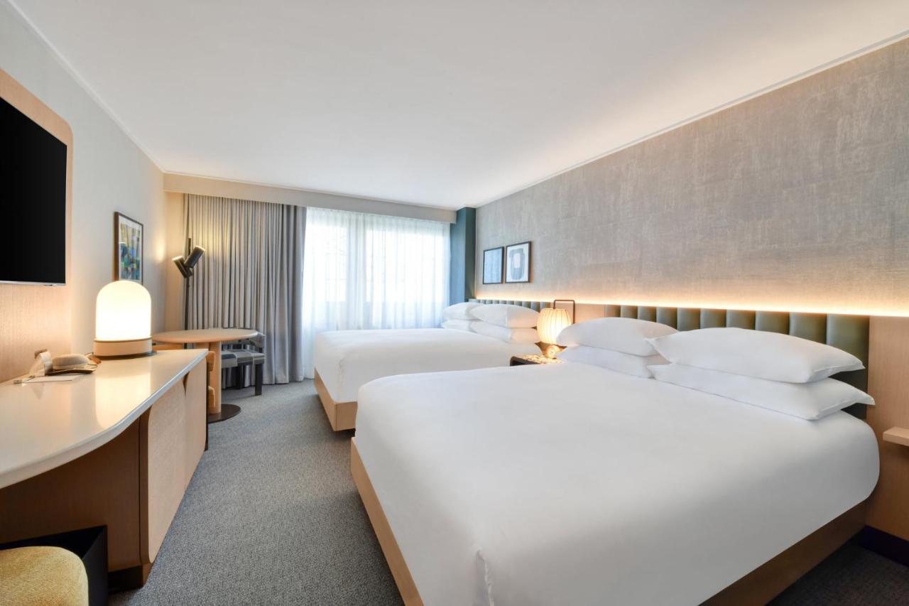 نزل هيلتون غاردن تايمز سكوير نيو يورك المظهر الخارجي الصورة A guest room at the Hotel Zags