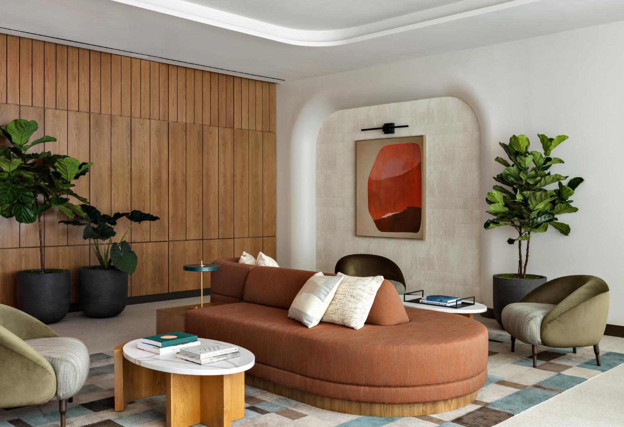نزل هيلتون غاردن تايمز سكوير نيو يورك المظهر الخارجي الصورة The interior of the hotel