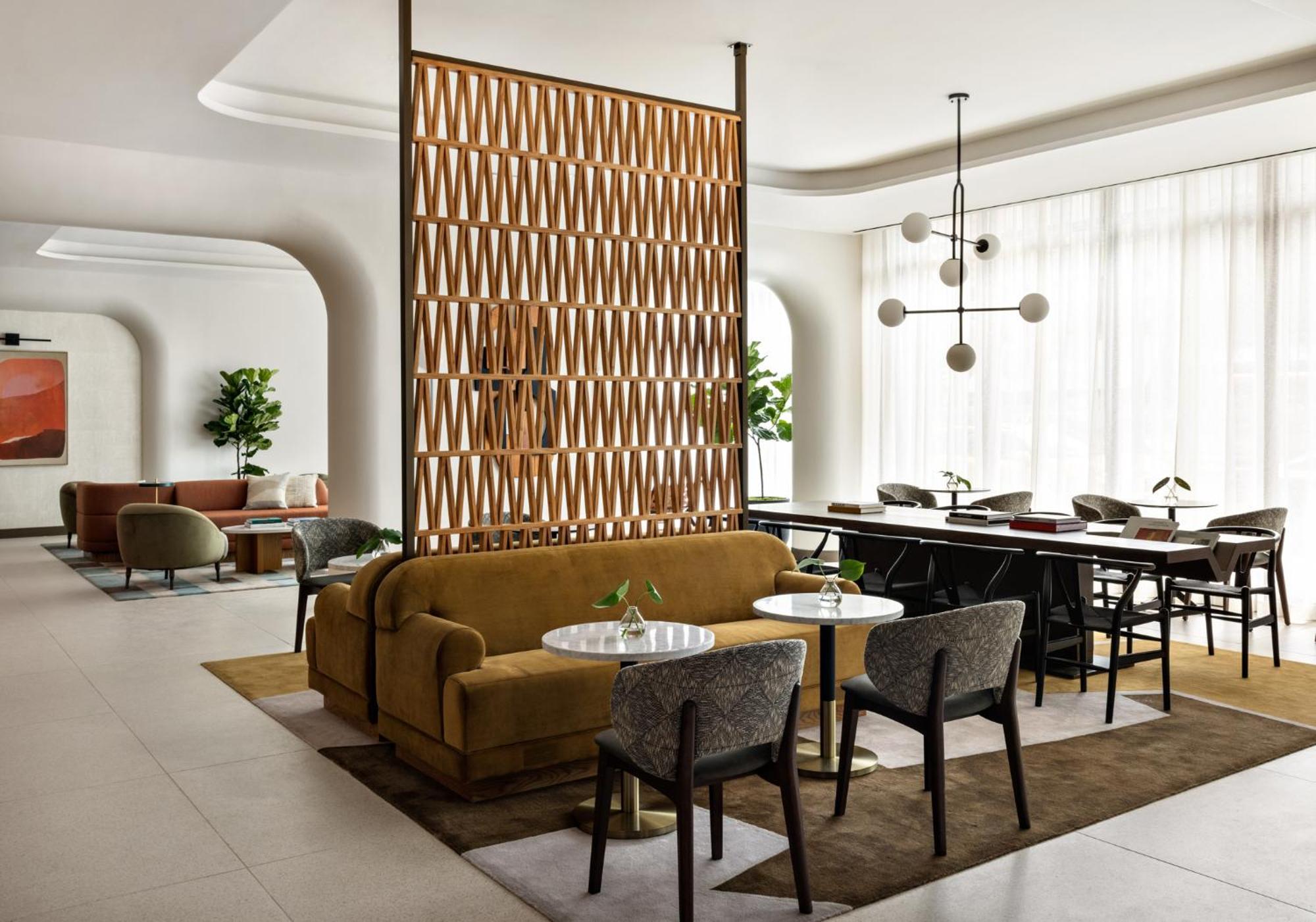 نزل هيلتون غاردن تايمز سكوير نيو يورك المظهر الخارجي الصورة The interior of the hotel
