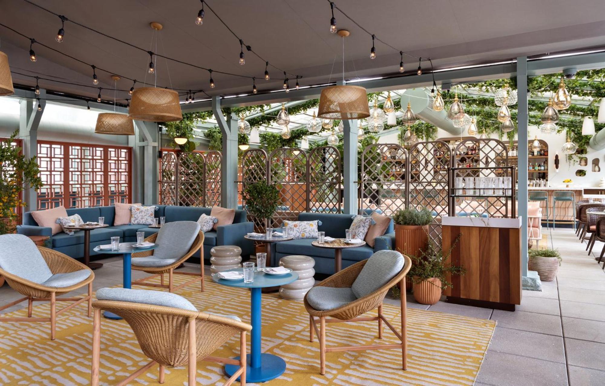 نزل هيلتون غاردن تايمز سكوير نيو يورك المظهر الخارجي الصورة The Terrace at The Standard East Village